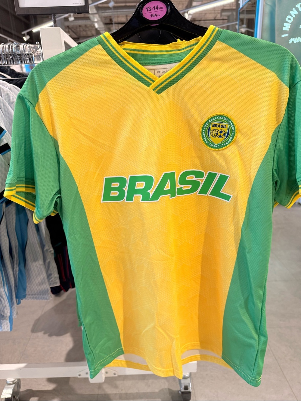 Brasil Yellow & Green Soccer Jersey